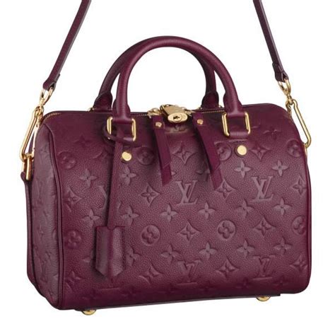 louis vuitton maroon purse.